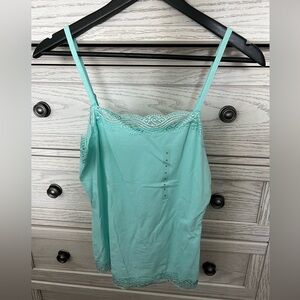 Ann Taylor Aqua Camisole, NWT, Small
